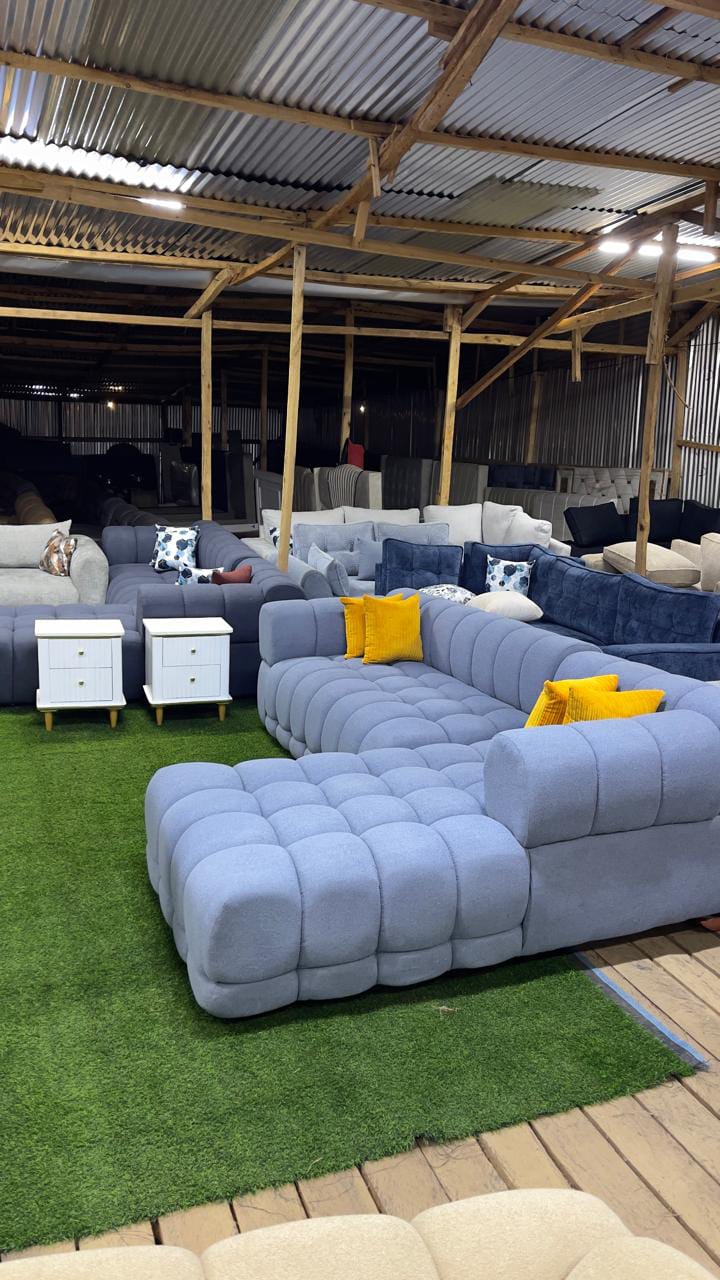 Upper class L-shaped bubble seat 6 seater