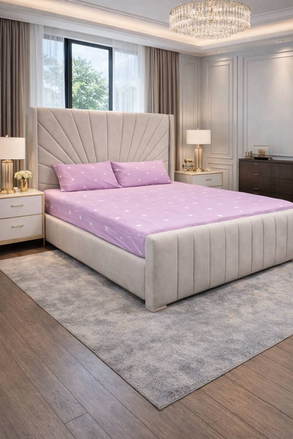 Jabali Gallery Upholstered Bed