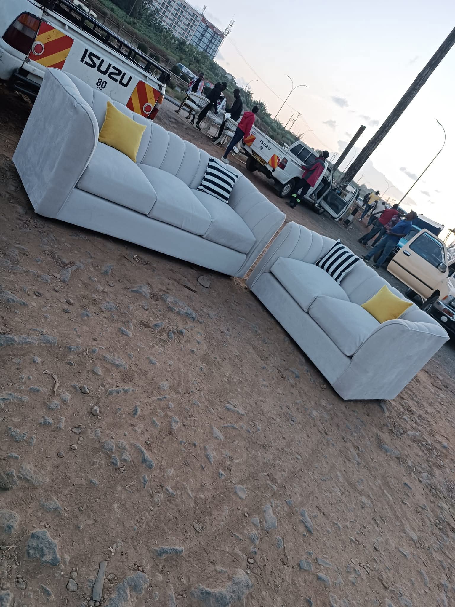Lumiere Curved Sofa Set